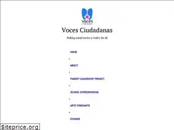 Sites similar to vocesciudadanasinc.org