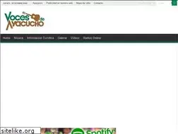 Sites similar to vocesdeayacucho.com
