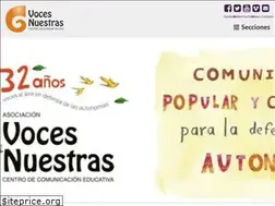 Sites similar to vocesnuestras.org