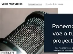 Sites similar to vocesparavideos.com