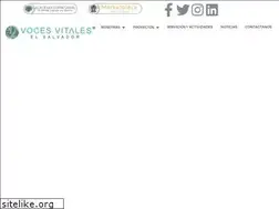 Sites similar to vocesvitales.org.sv