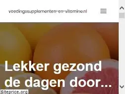 Sites similar to voedingssupplementen-en-vitamine.nl