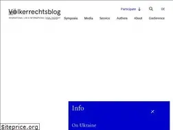 Sites similar to voelkerrechtsblog.com