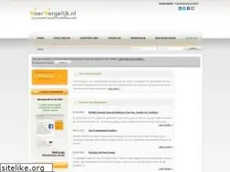 Sites similar to voervergelijk.nl