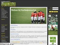 Sites similar to voetbalpronostiek.be