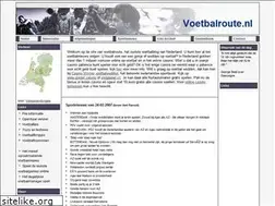 Sites similar to voetbalroute.nl