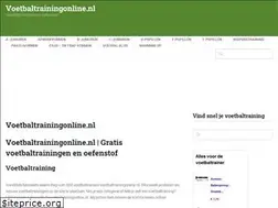 Sites similar to voetbaltrainingonline.nl