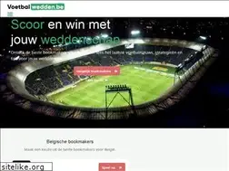 Sites similar to voetbalwedden.be