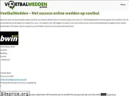 Sites similar to voetbalwedden.promo