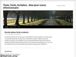 Sites similar to voeuxdanniversaire.com