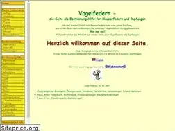 Sites similar to vogelfedern.de
