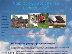 Sites similar to vogelparkdelorkeershoeve.nl