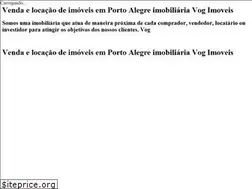 Sites similar to vogimoveis.com.br