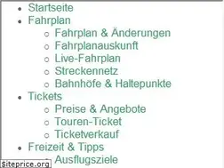 Sites similar to vogtlandbahn.de