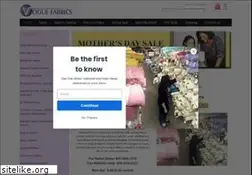 Sites similar to voguefabricsstore.com