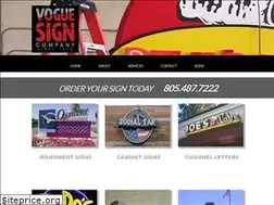 Sites similar to voguesigns.com