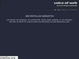 Sites similar to voice-of-web.de