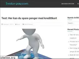 Sites similar to voice-pay.com