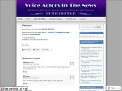 Sites similar to voiceactors.wordpress.com