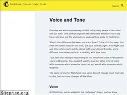Sites similar to voiceandtone.com