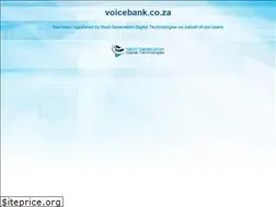 Sites similar to voicebank.co.za
