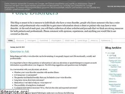 Sites similar to voicecounseling.blogspot.com