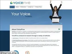 Sites similar to voicefive.com