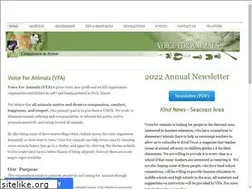 Sites similar to voiceforanimals.net
