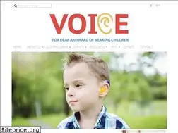Sites similar to voicefordeafkids.com