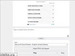Sites similar to voicegenerator.io