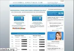 Sites similar to voicemail-greetings.com