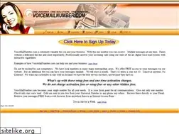Sites similar to voicemailnumber.com