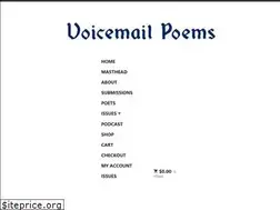 Sites similar to voicemailpoems.org