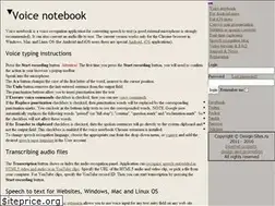 Sites similar to voicenotebook.com