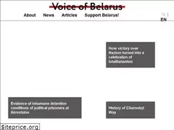 Sites similar to voiceofbelarus.com