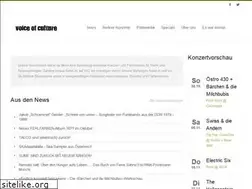 Sites similar to voiceofculture.de