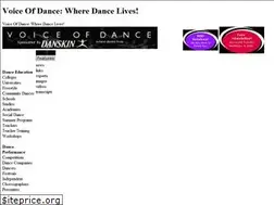 Sites similar to voiceofdance.org
