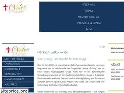 Sites similar to voiceofglory.de
