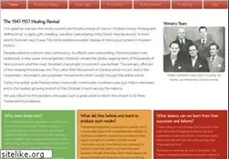 Sites similar to voiceofhealing.info