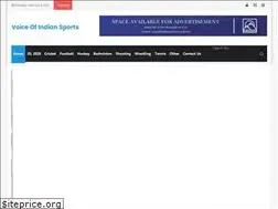 Sites similar to voiceofindiansports.com