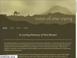 Sites similar to voiceofonecrying.com