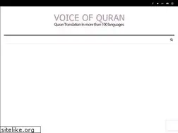 Sites similar to voiceofquran.info