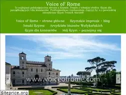 Sites similar to voiceofrome.com