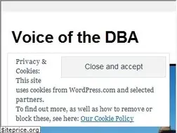 Sites similar to voiceofthedba.com