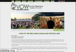 Sites similar to voiceofthewetlands.org