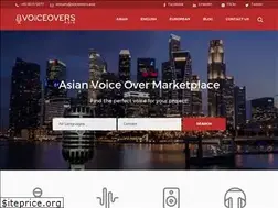 Sites similar to voiceovers.asia