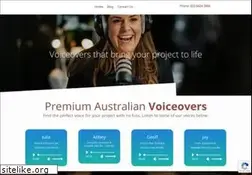 Sites similar to voiceovers.com.au