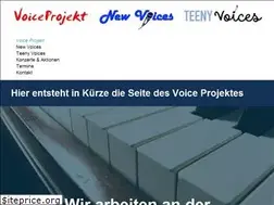 Sites similar to voiceprojekt.de