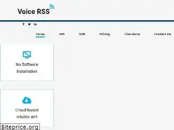 Sites similar to voicerss.org