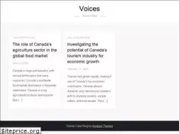 Sites similar to voices-voix.ca